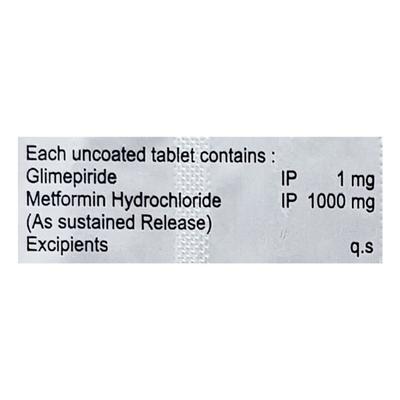 SANOMET FORTE G 1 Tablet 10's - Diabetes-Ant