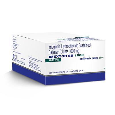 IMEXTOR SR 1000 Tablet 10's - Diabetes-Ant