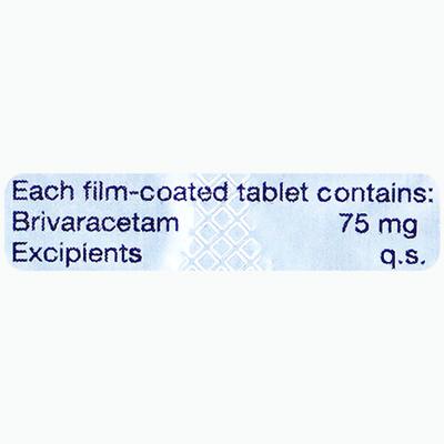 BRIVALEX 75 Tablet 15's - Epilepsy/Convulsion-Ant