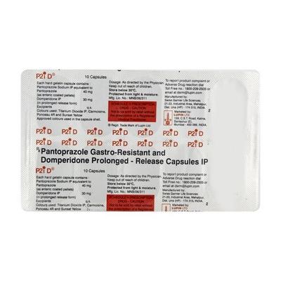 P2I D Capsule 10'S - Ulcer/Reflux/Flatulence-Aaa