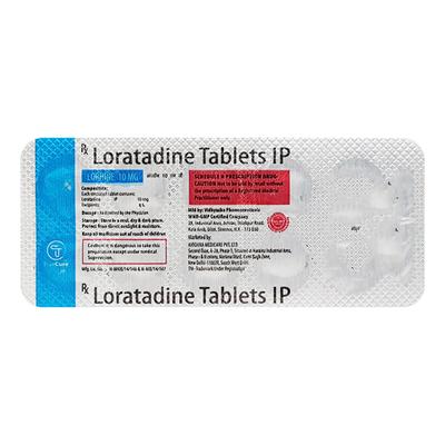LORHINE 10 MG Tablet 10's - Allergies-Ant