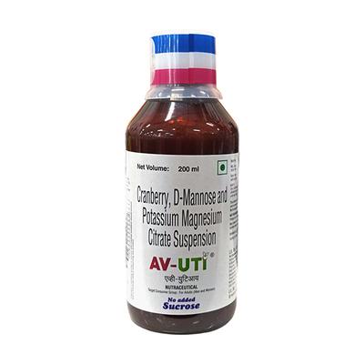 AV UTI NUTRACEUTICAL NO ADDED SUCROSE Suspension 200ml - Kidney Disease/Stones-Oth