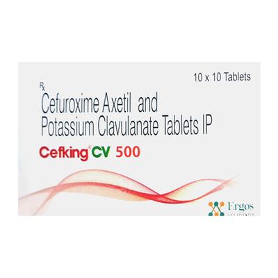 CEFKING CV 500 Tablet 10's - Bacterial Infections-Cep