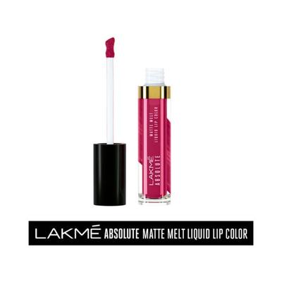 Lakme Absolute Matte Melt Liquid Lip Color Revenge Red 6 ml - Liquid Lipsticks