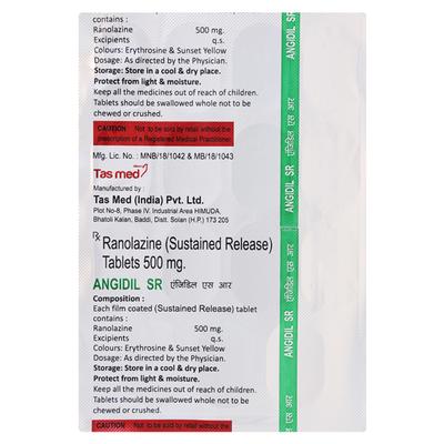 ANGIDIL SR Tablet 15's - Angina