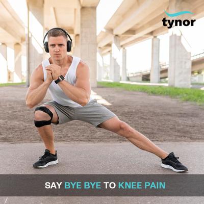 Tynor Dual Patellar Support - Black 1's - Knee/Ankle/Leg/Foot Supports