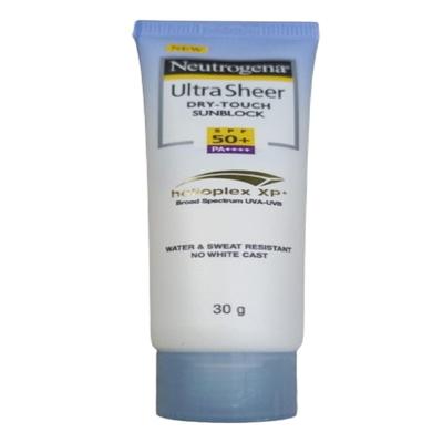Neutrogena Ultra Sheer Dry-Touch Sunblock SPF 50+Pa++++ Helioplex XP 30 gm - Face Sunscreen