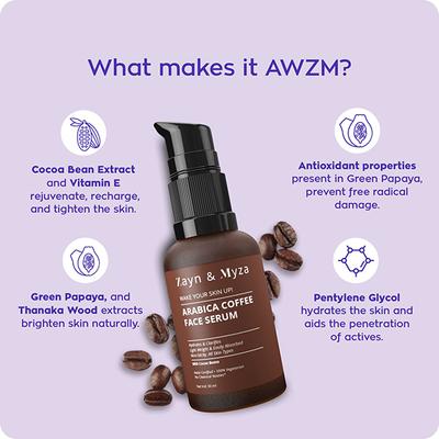 Zayn & Myza Arabica Coffee Face Serum 30 ml - Face Mists
