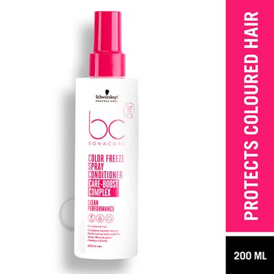 Schwarzkopf Professional Bonacure Color Freeze Spray Conditioner pH 4.5,with Vegan Keratin 200 ml - Conditioners