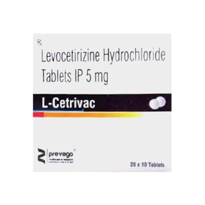 L CETRIVAC Tablet 10's - Allergies-Ant
