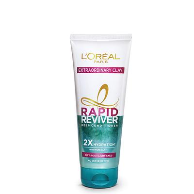 L'Oreal Paris Rapid Reviver Extraordinary Clay Deep Conditioner 180 Ml - Conditioners