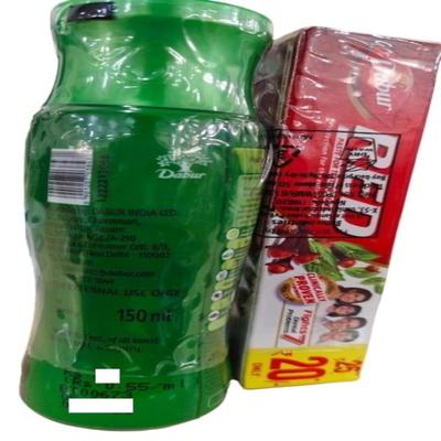 Dabur Vatika Enriched Coconut Hair Oil 150 ml (Free Dabur Red Toothpaste 37 g) - Hair Oils