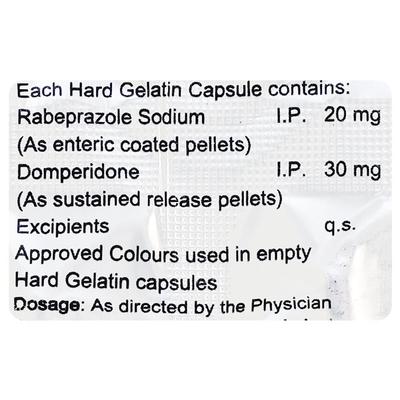 Stomeck D SR Capsule 10'S - Ulcer/Reflux/Flatulence-Aaa