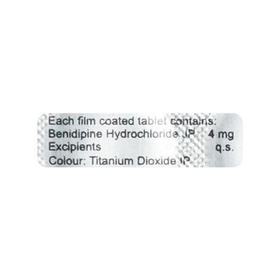 Bengreat 4mg Tablet 10'S - Hypertension-Cal