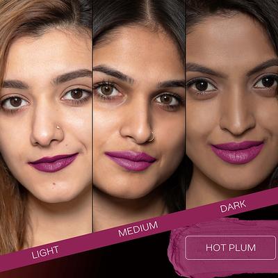 Faces Canada Weightless Matte Lipstick - Hot Plum 24 (Plum), 4.5gm - Lipsticks