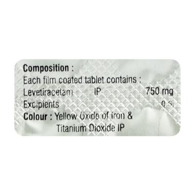 LEVERATAM 750 Tablet 10's - Epilepsy/Convulsion-Ant