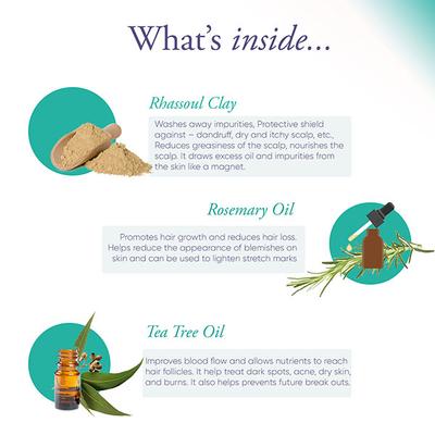 Global Beauty Secrets Turkish Rhassoul Mineral Mud 100 gm - Masks & Peels