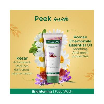 Palmolive Brightening Gel Facewash 100 ml - Face Wash & Cleansers