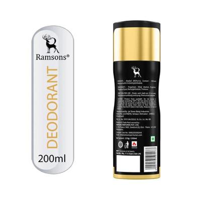 Ramsons Black Thunder Deodorant Spray 200 ml - Perfumes (Edt/Edp)