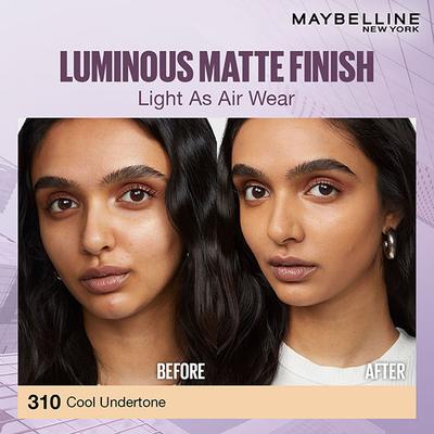 Maybelline New York Super Stay Lumi Matte Liquid Foundation, 30HR Long Lasting, 310 18 ml - Foundation