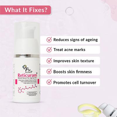 Fixderma Reticuram Face Serum 15 ml - Face Serum