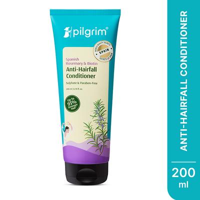 Pilgrim Spanish Rosemary & Biotin Anti-Hairfall Conditioner for Reducing Hair Loss & Breakage 200 ml - Conditioners