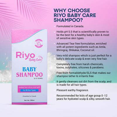 Riyo Baby Shampoo 200 ml - Baby Shampoo