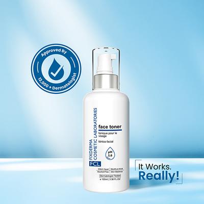 Fixderma Cosmetic Laboratories Face Toner reduces inflammation, controls oil production 100ml - Toners