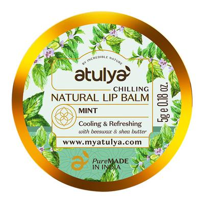 Atulya Mint Natural Lip Balm 5 gm - Lip Balms