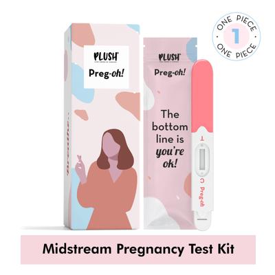 Plush Preg Oh Midstream Pregnancy Test Kit 1's - Intimate Care