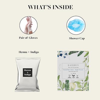 Sadhev-Hair Colour Single Process 100 gm - Powder