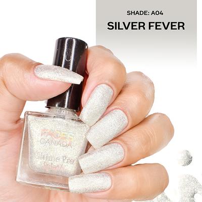 Faces Canada Ultime Pro Splash Nail Enamel - Silver Fever A04 8 ml - Nail Polish