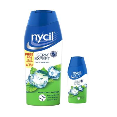 Nycil Cool Herbal Powder 150 gm ( With Free 60 g ) - Itching/Rashes