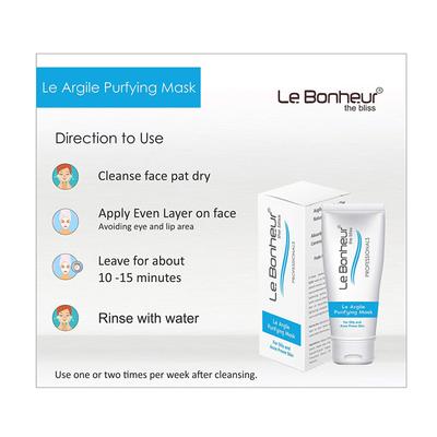 Le Bonheur Le Argile Purifying Mask 50 ml - Masks & Peels
