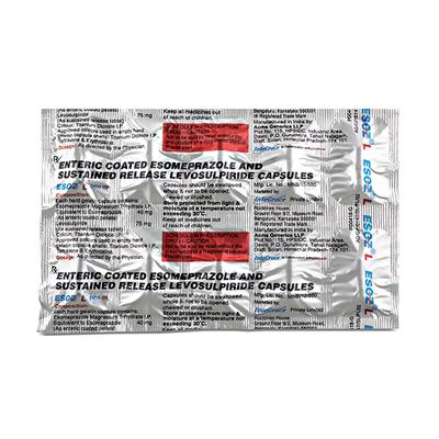 Esoz L Capsule 10'S - Ulcerative Colitis/Bowel Inflammatory Disease-Ant