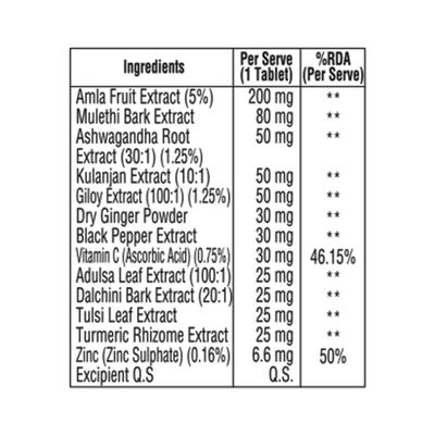 Dr. Vaidya's Immuni Charge Effervescent Tablet - Orange Flavour 15's - Speciality Medicines