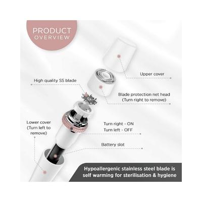 HealthSense Personic CleanTrim HR 207 Facial Hair Remover 1's - Hair Removal Accessories