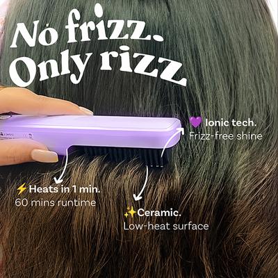 Bombae Headturner Hair Smoothener & Touch-Up Straightener for Women & Men Cordless-C-Type Chargeable 150 g - Hair Dryers
