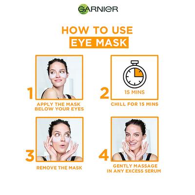 Garnier Hydra Bomb Eye Serum Mask, Coconut Water 6 gm - Eye Masks