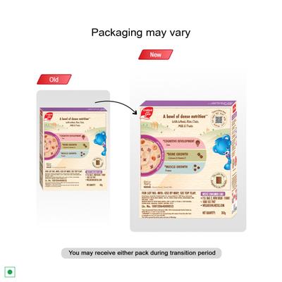 Nestle Ceregrow 2 - 6 years Multigrain Cereal with Milk & Fruits Powder - Refill Pack 300 gm - Baby And Infant Supplements