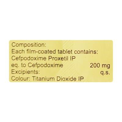 Monocef O 200mg Tablet 10'S - Bacterial Infections-Cep