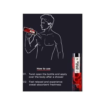 Wild Stone Ultra Sensual Talcum 400 gm - Talcum Powders