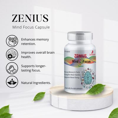 Zenius Mind Focus Capsule 60's - Mental Health