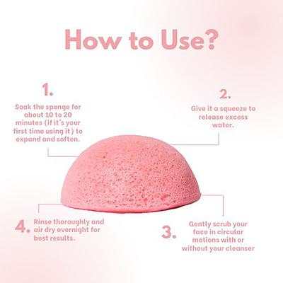 Clayco Sakura Konjac Sponge - Scrubs & Exfoliants