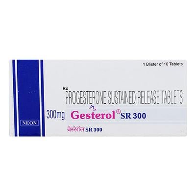 Gesterol SR 300mg Tablet 10'S - Hormonal Therapy-Oes