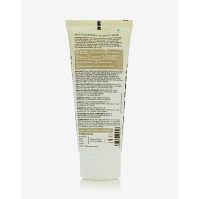 Fabessentials Neem Tulsi Moringa Face Wash & Scrub 100 ml - Face Scrubs