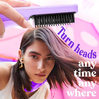Bombae Headturner Hair Smoothener & Touch-Up Straightener for Women & Men Cordless-C-Type Chargeable 150 g - Hair Dryers