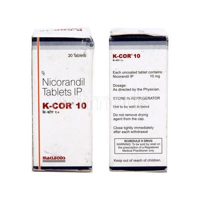 Kcor 10mg Tablet 20'S - Angina