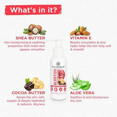 Bella Vita Organic Glowtion - Face & Body Lotion 100 ml - Lotions & Creams