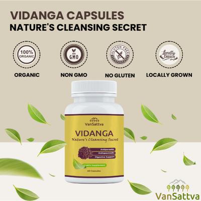 Vansattva Vidanga Capsule 60's - Speciality Medicines